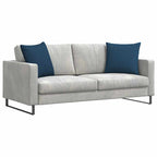 Cuscini da Divano 2 pcs Blu 50 x 50 cm Tessuto