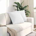 Cuscini da Divano 2 pcs Bianco 50 x 50 cm Tessuto