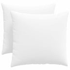 Cuscini da Divano 2 pcs Bianco 50 x 50 cm Tessuto