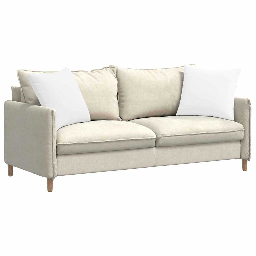 Cuscini da Divano 2 pcs Bianco 50 x 50 cm Tessuto