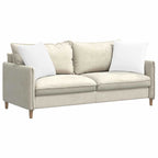 Cuscini da Divano 2 pcs Bianco 50 x 50 cm Tessuto