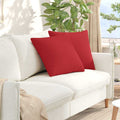 Cuscini da Divano 2 pcs Rosso 50 x 50 cm Tessuto