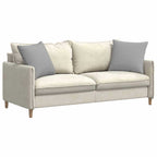 Cuscini da Divano 2 pcs Grigio Nuvola 50 x 50 cm Tessuto