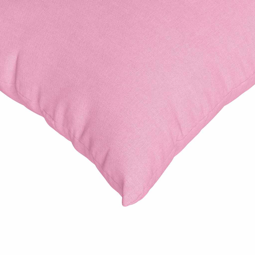 Cuscini da Divano 2 pcs Rosa 50 x 50 cm Tessuto