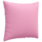 Cuscini da Divano 2 pcs Rosa 50 x 50 cm Tessuto