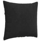 Cuscini da Divano 2 pcs Nero 50 x 50 cm Tessuto in Cords