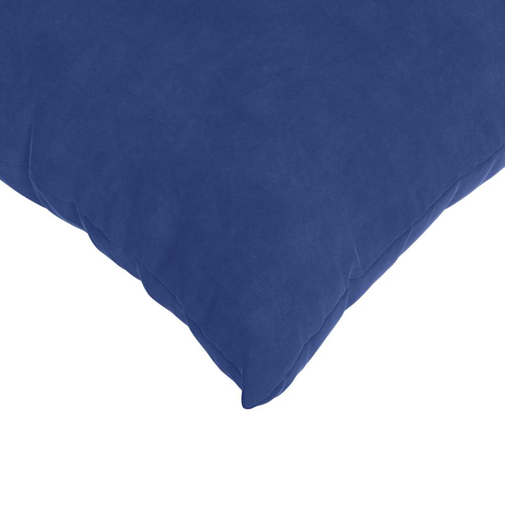 Cuscini da Divano 2 pcs Blu Polizia 50 x 50 cm Tessuto in Cords