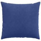 Cuscini da Divano 2 pcs Blu Polizia 50 x 50 cm Tessuto in Cords