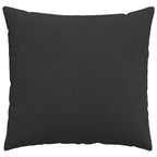 Cuscini da Divano 2 pcs Nero 50 x 50 cm Tessuto