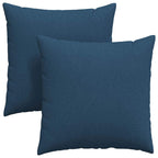 Cuscini da Divano 2 pcs Blu 60 x 60 cm Tessuto
