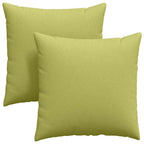 Cuscini da Divano 2 pcs Verde chiaro 60 x 60 cm Tessuto