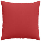 Cuscini da Divano 2 pcs Rosso 60 x 60 cm Tessuto