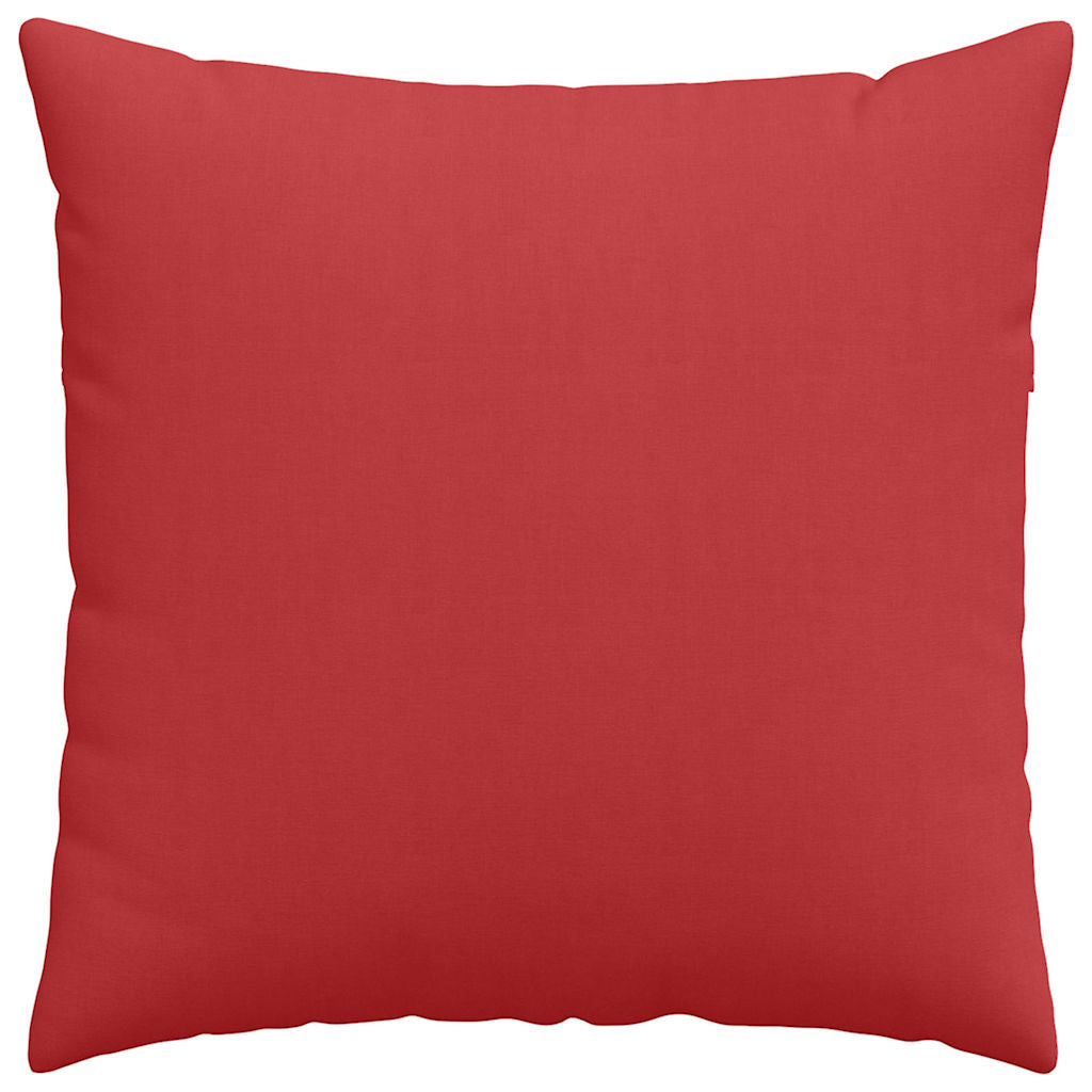 Cuscini da Divano 2 pcs Rosso 60 x 60 cm Tessuto