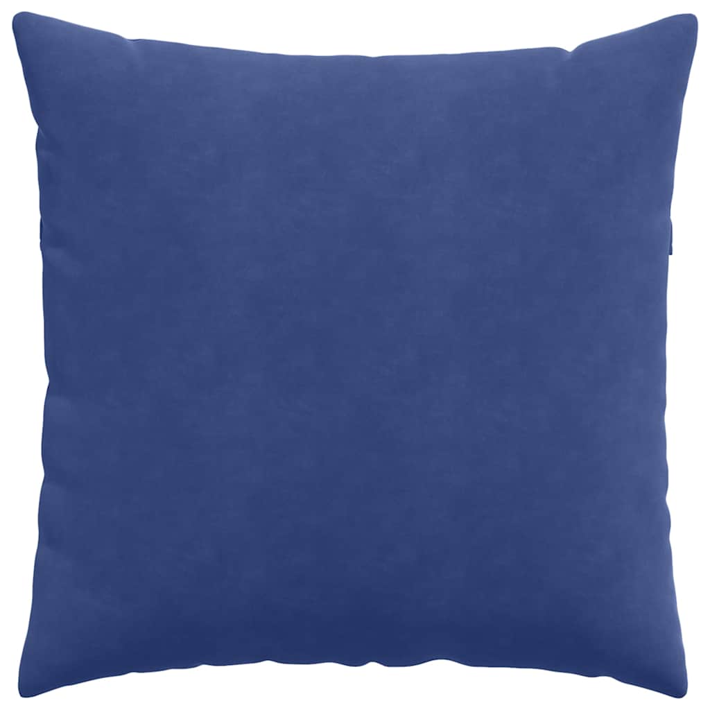 Cuscini da Divano 2 pcs Blu Polizia 60 x 60 cm Tessuto in Cords