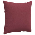 Cuscini da Divano 2 pcs Rosso Vino 80 x 80 cm Tessuto