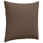 Cuscini da Divano 2 pcs Marrone 80 x 80 cm Tessuto