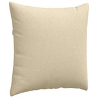 Cuscini da Divano 2 pcs Crema 80 x 80 cm Tessuto