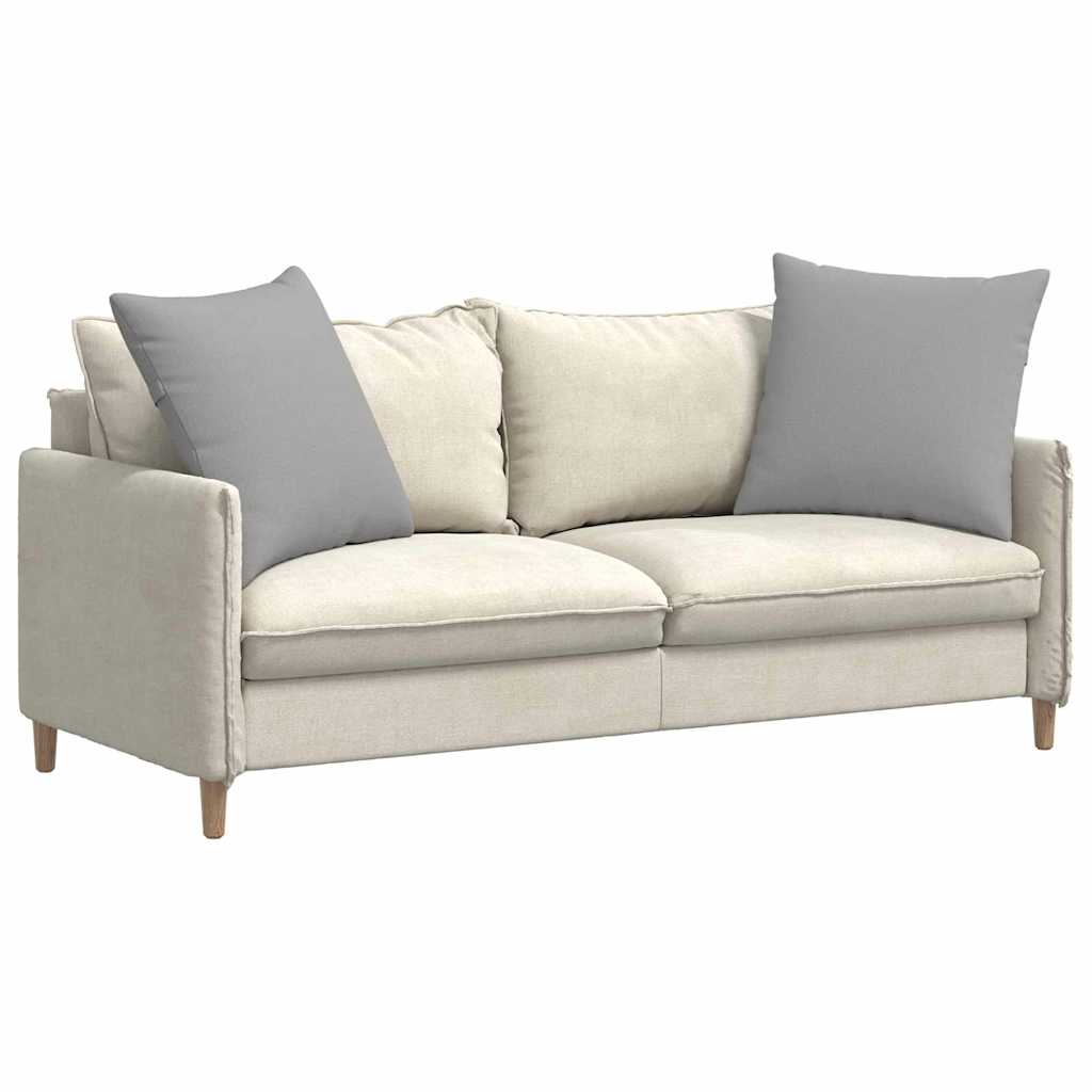 Cuscini da Divano 2 pcs Grigio Nuvola 80 x 80 cm Tessuto