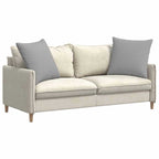 Cuscini da Divano 2 pcs Grigio Nuvola 80 x 80 cm Tessuto