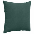 Cuscini da Divano 2 pcs Verde Scuro 80 x 80 cm Tessuto in Cords