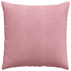 Cuscini da Divano 2 pcs Rosa 80 x 80 cm Tessuto in Cords