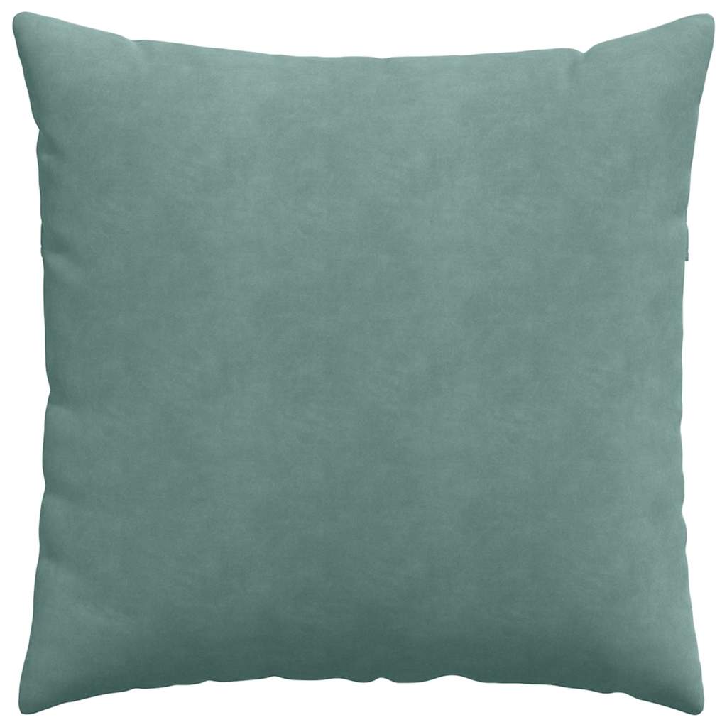 Cuscini da Divano 2 pcs Verde Mare 80 x 80 cm Tessuto in Cords