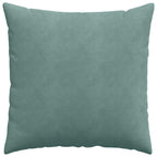 Cuscini da Divano 2 pcs Verde Mare 80 x 80 cm Tessuto in Cords