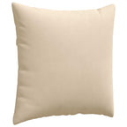 Cuscini da Divano 2 pcs Crema 80 x 80 cm Tessuto