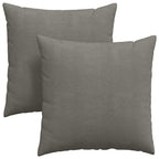 Cuscini da Divano 2 pcs Grigio chiaro 80 x 80 cm