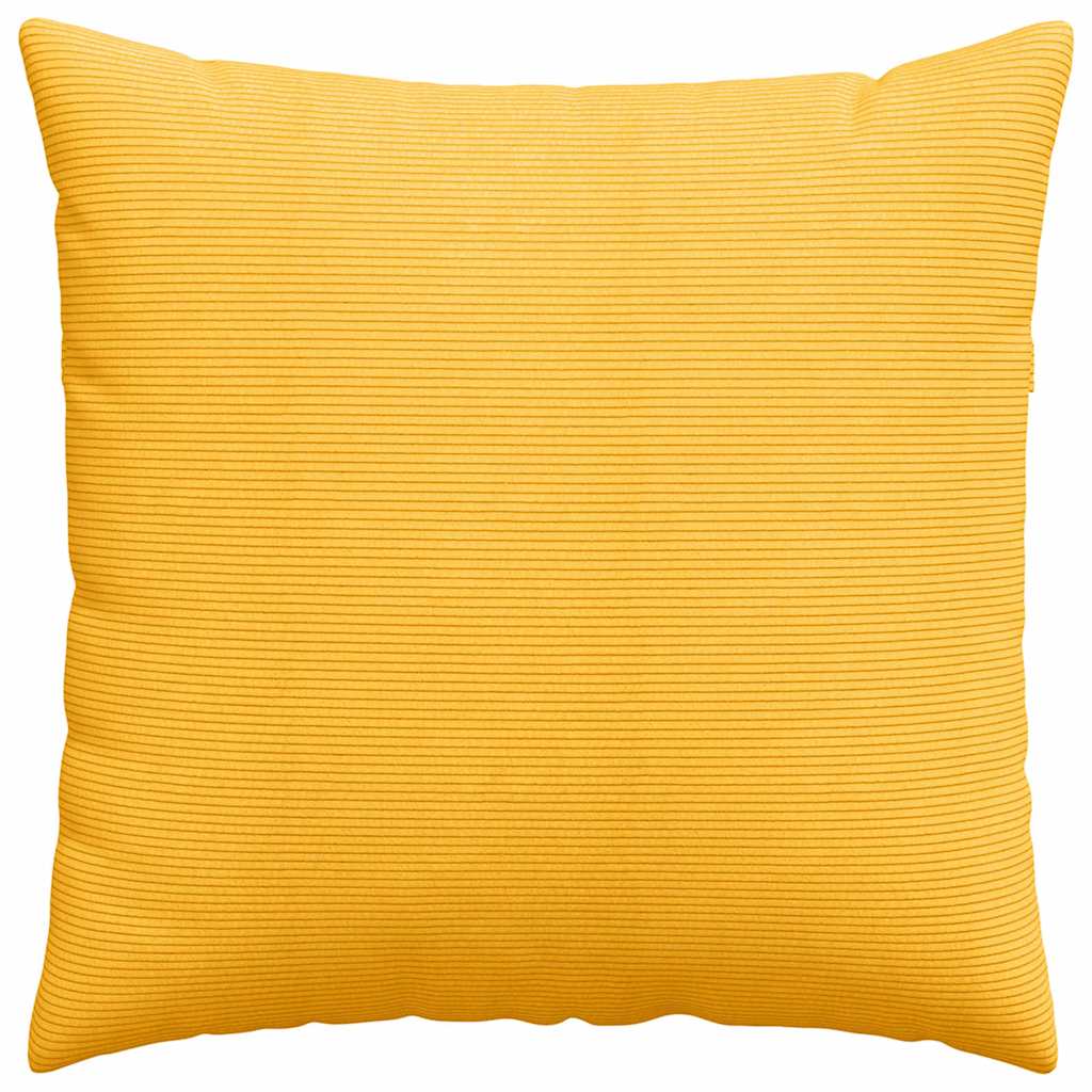 Cuscini da Divano 2 pcs Giallo Chiaro 80 x 80 cm