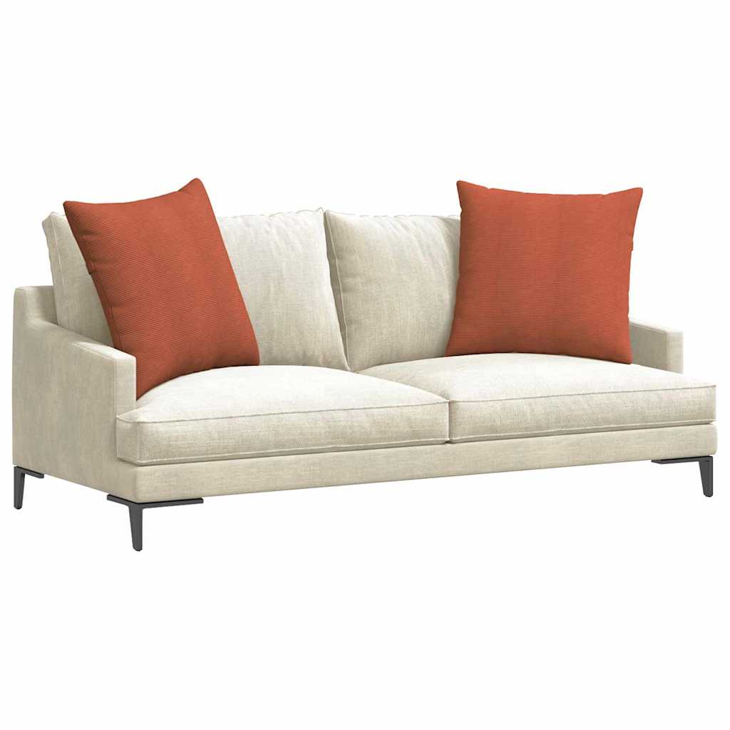 Cuscini da Divano 2 pcs Rosso Arancio 80 x 80 cm