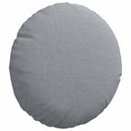 Cuscini per Seduta 2 pcs Grigio chiaro Ø30 x 13 cm Tessuto