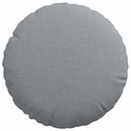 Cuscini per Seduta 2 pcs Grigio chiaro Ø30 x 13 cm Tessuto