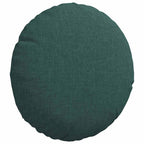 Cuscini per Seduta 2 pcs Verde Scuro Ø30 x 13 cm Tessuto