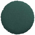 Cuscini per Seduta 2 pcs Verde Scuro Ø30 x 13 cm Tessuto