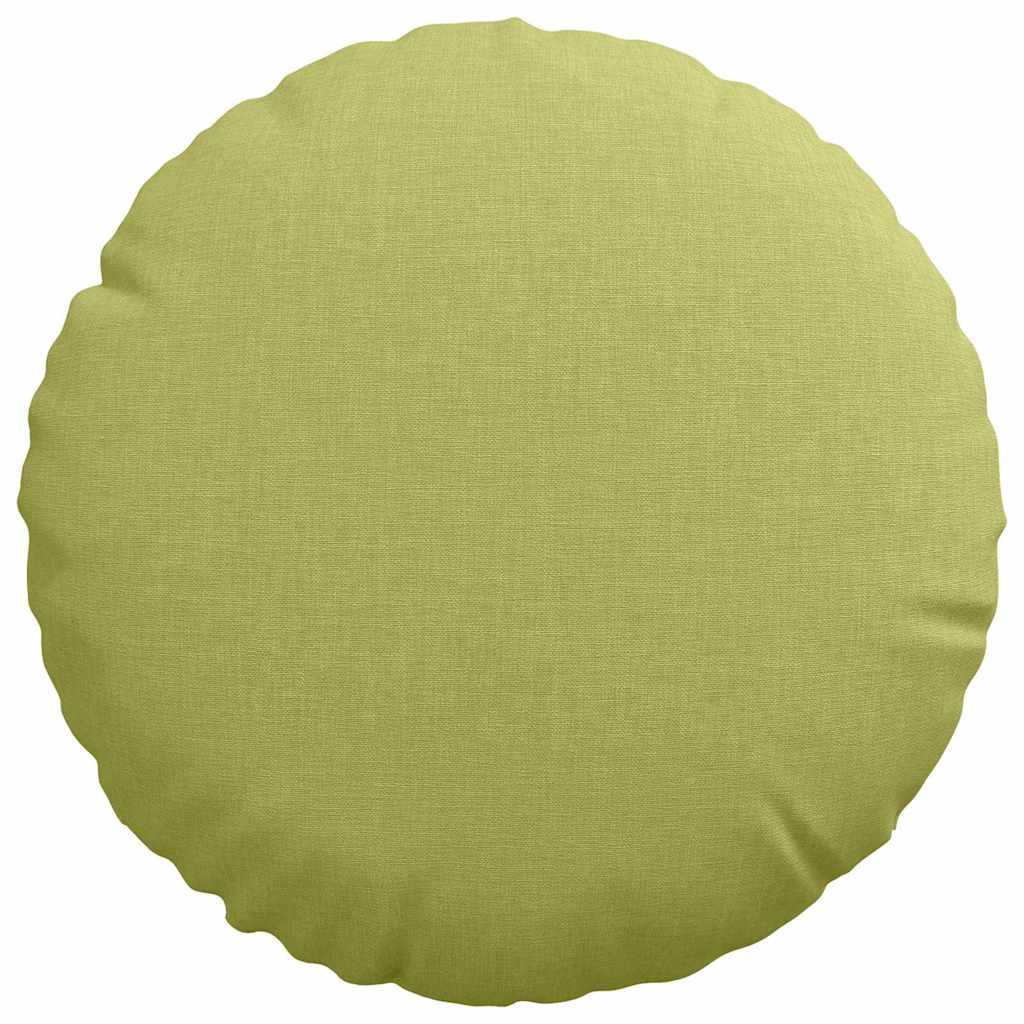 Cuscini per Seduta 2 pcs Verde chiaro Ø30 x 13 cm Tessuto