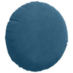 Cuscini per Seduta 2 pcs Blu Ø30 x 13 cm Velluto