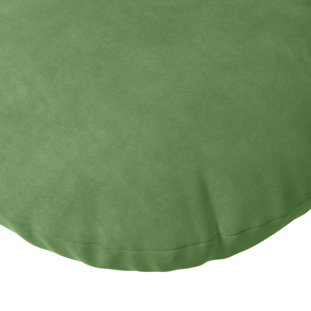 Cuscini per Seduta 2 pcs Verde chiaro Ø30 x 13 cm Velluto
