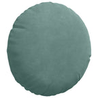 Cuscini per Seduta 2 pcs Verde Mare Ø30 x 13 cm Velluto