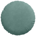 Cuscini per Seduta 2 pcs Verde Mare Ø30 x 13 cm Velluto