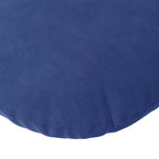 Cuscini per Seduta 2 pcs Blu Polizia Ø30 x 13 cm Velluto