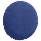 Cuscini per Seduta 2 pcs Blu Polizia Ø30 x 13 cm Velluto