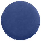 Cuscini per Seduta 2 pcs Blu Polizia Ø30 x 13 cm Velluto