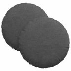 Cuscini per Seduta 2 pcs Grigio scuro Ø30 x 13 cm
