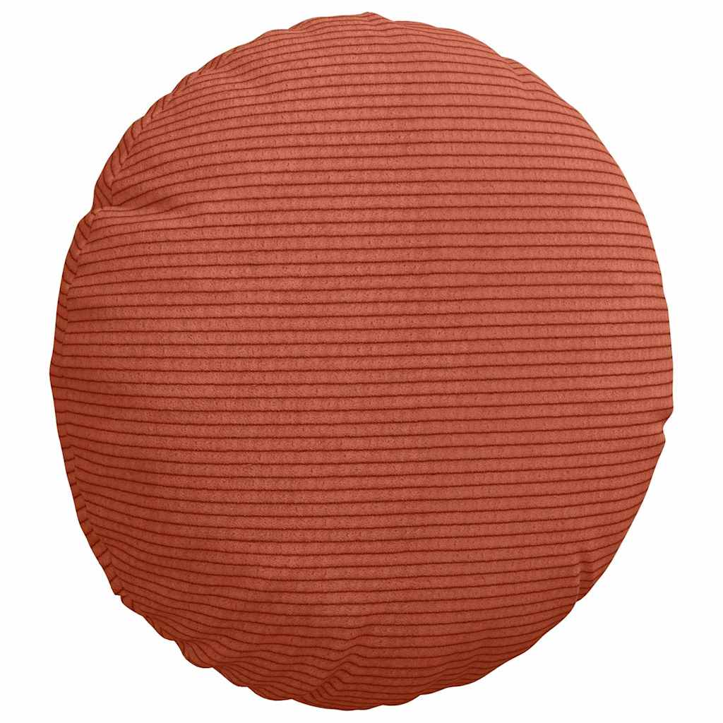 Cuscini per Seduta 2 pcs Rosso Arancio Ø30 x 13 cm