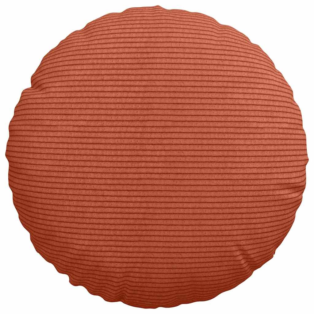 Cuscini per Seduta 2 pcs Rosso Arancio Ø30 x 13 cm