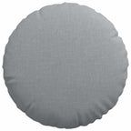 Cuscini per Seduta 2 pcs Grigio chiaro Ø40 x 13 cm Tessuto