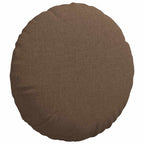 Cuscini per Seduta 2 pcs Marrone Ø40 x 13 cm Tessuto