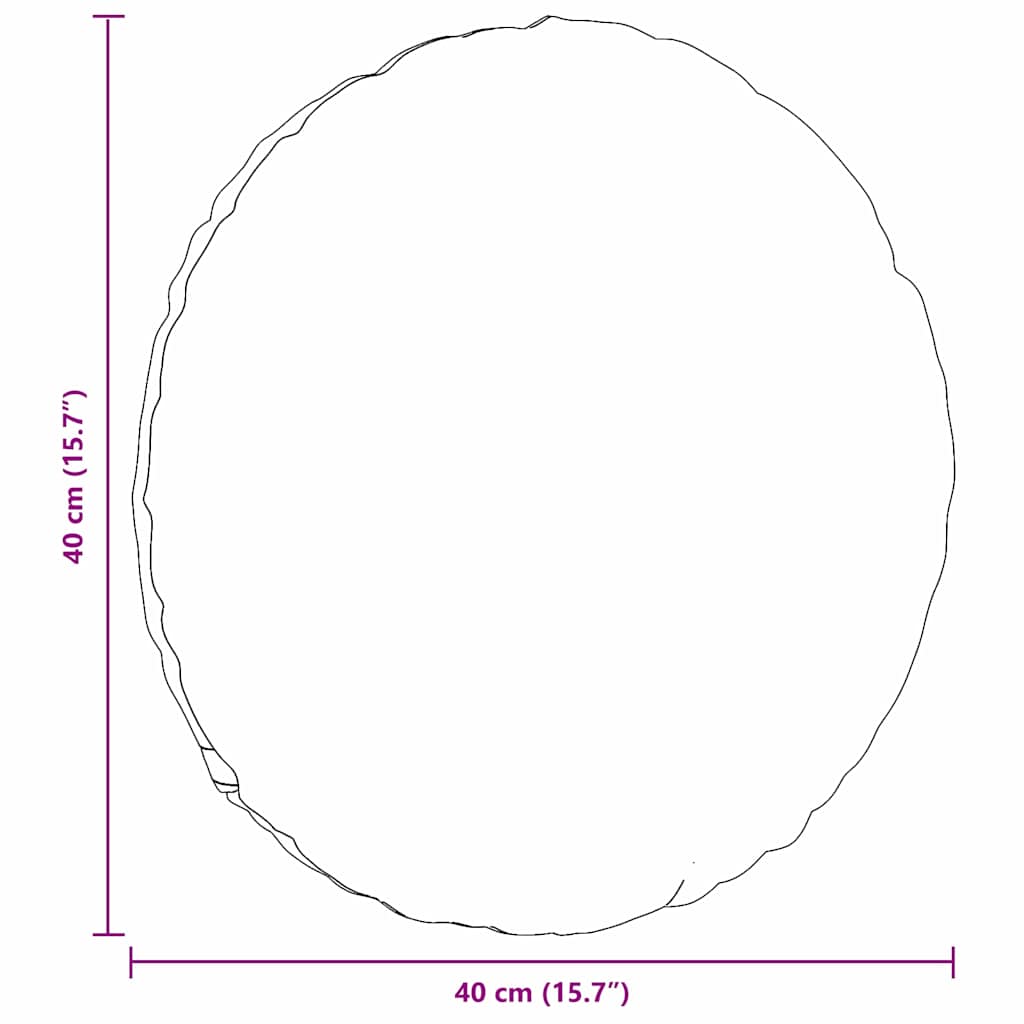 Cuscini per Seduta 2 pcs Marrone Ø40 x 13 cm Tessuto