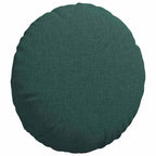 Cuscini per Seduta 2 pcs Verde Scuro Ø40 x 13 cm Tessuto